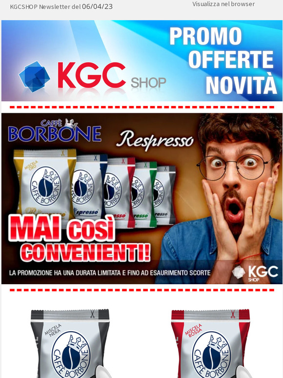 ★ PREZZI RIBASSATI su tutte le capsule Borbone Nespresso ★