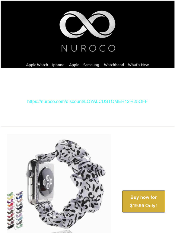 Nuroco apple watch discount bands