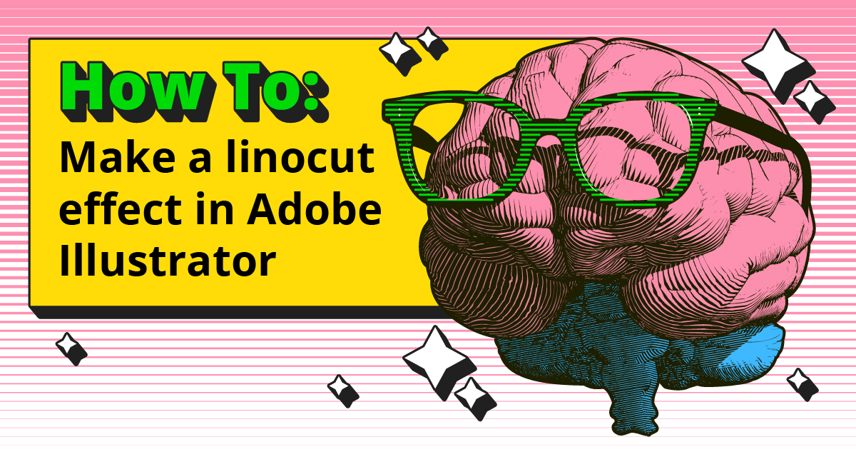 Astute Graphics How to make a linocut effect in Illustrator 🧠 Milled