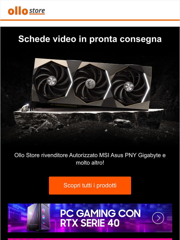 Schede video in Promo e pronta consegna