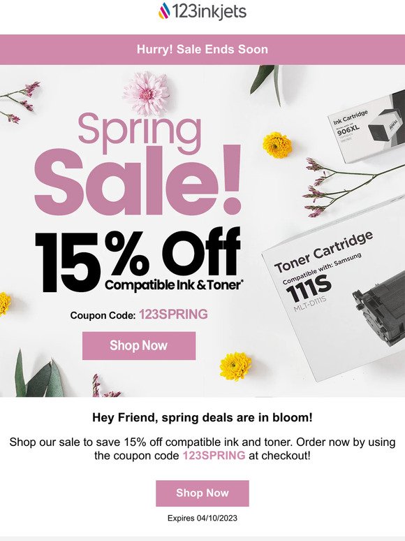 💐Here's the best of spring, get excited for your special deal