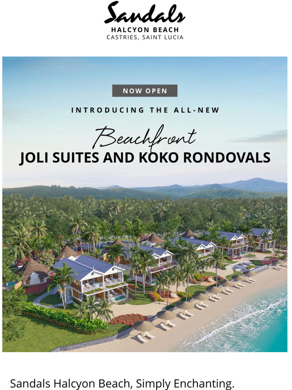 Sandals & Beaches Resorts Now Open — The AllNew Beachfront Suites and