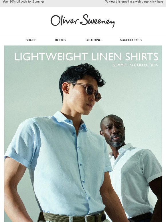 Lightweight Linen Shirts | Essentials for Summer
