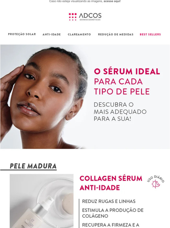 Escolha o sérum ideal para sua pele!