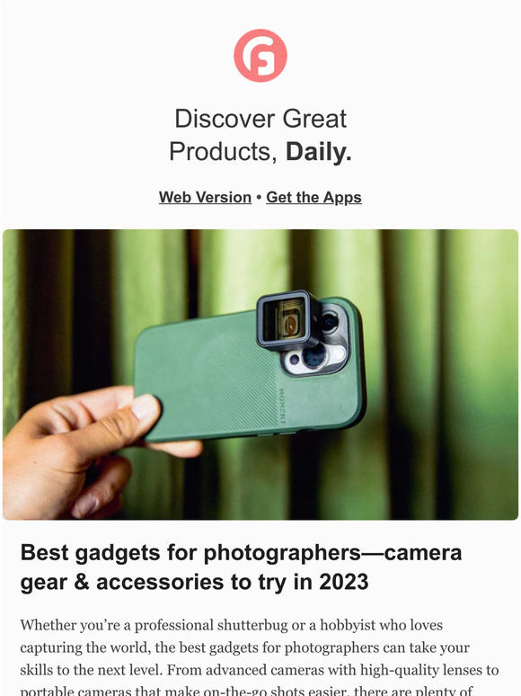 Gadget Flow Best gadgets for photographers—camera gear & accessories to try in 2023 Milled