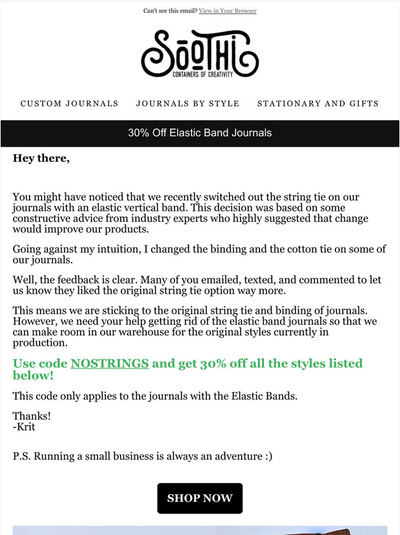 We Need Your Help! [+30% off]