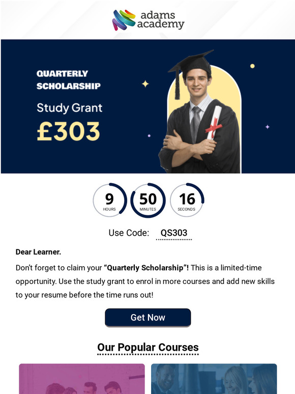 Claim your Scholarship