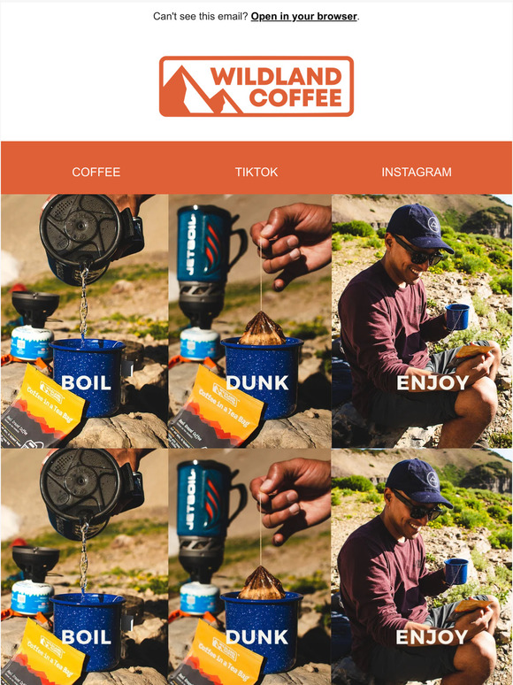 Tastes like French press. Dunks like a tea bag + 10% off