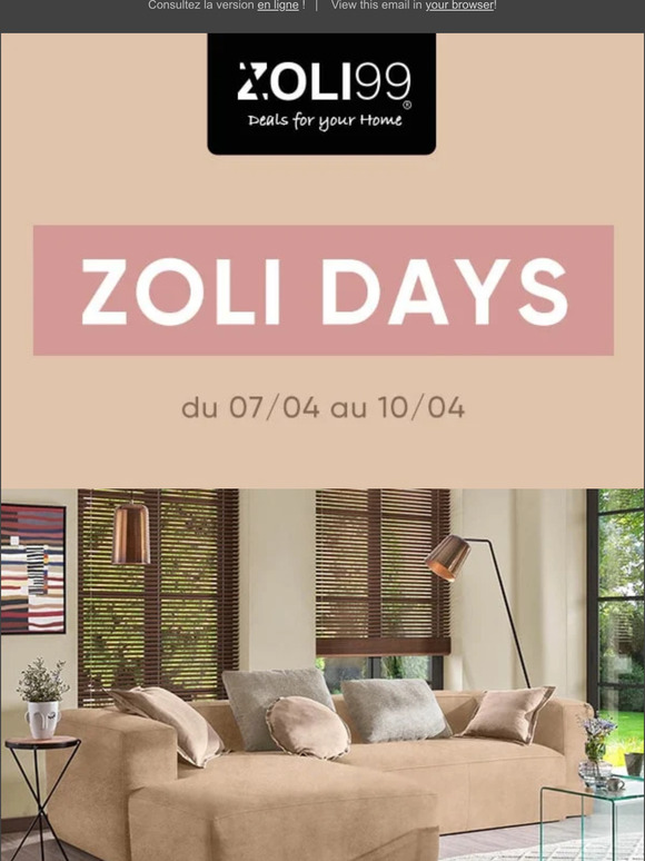 Zoli99  Magasin de Meubles, Déco et Vaisselle en Belgique