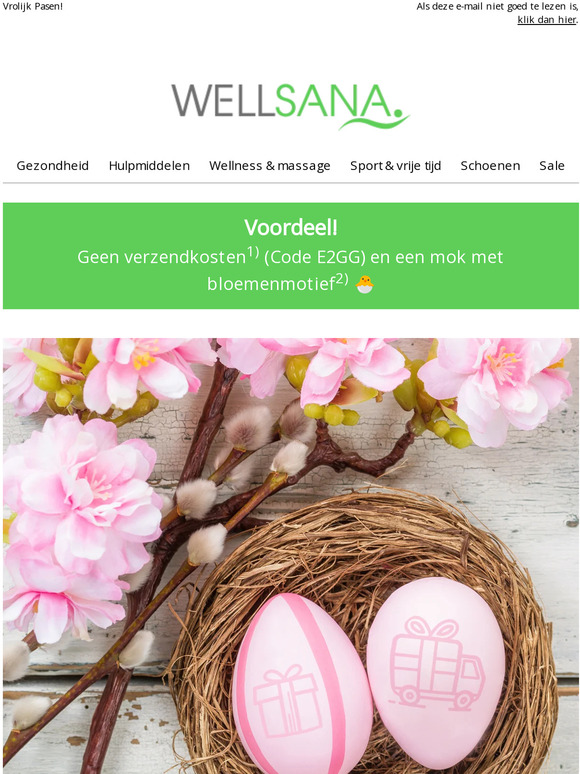 🐣 Gratis verzending en een cadeautje voor u, beste klant