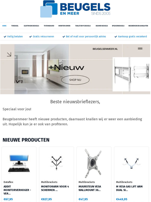 Speciale aanbiedingen voor jou met nieuwe producten!