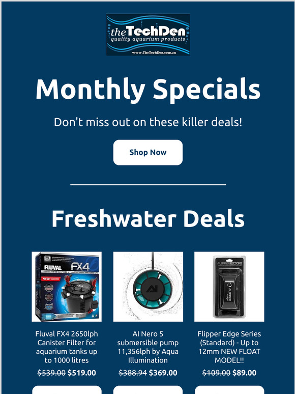 Mega Specials this April!
