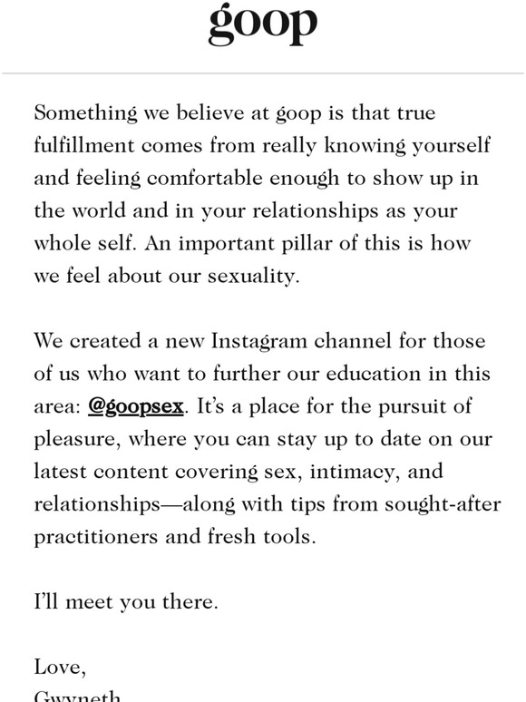 Self Pleasure & Self Sex - How To Pleasure Yourself, Goop