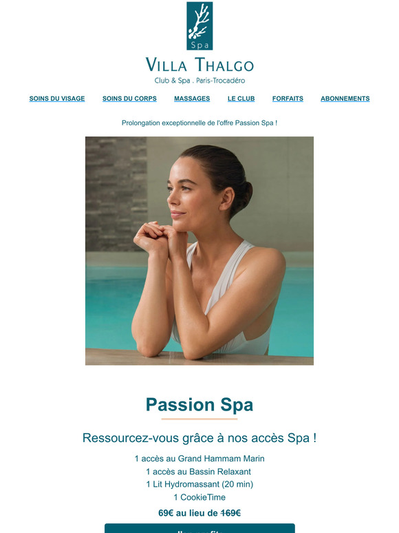 Dernière chance pour profiter de l'offre Passion Spa 🌊