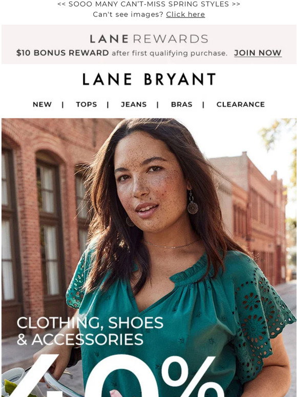 Lane Bryant: 💥 EXTRA 20% OFF your 40% OFF. BOOM. 💥 | Milled