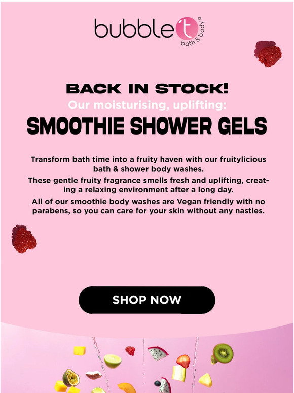 Soapscription UK Shower Gel Subscription by BubbleT