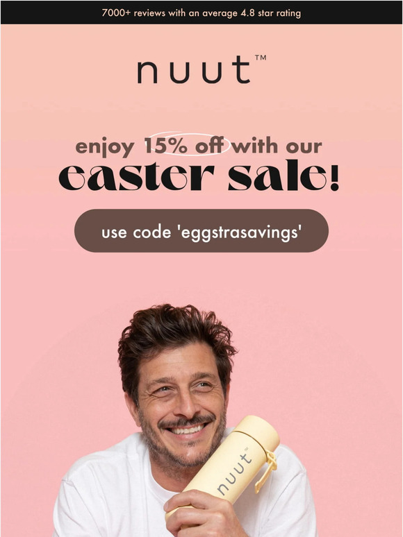 grab your 15% off with our easter sale! 🤩