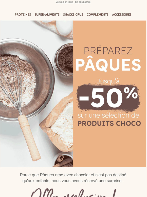 Une bonne nouvelle pour débuter ce long week-end ! 🍫