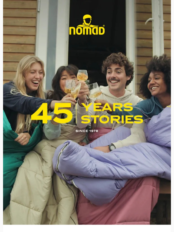 Feest! NOMAD is 45 jaar en dat vieren we groots! 🎉