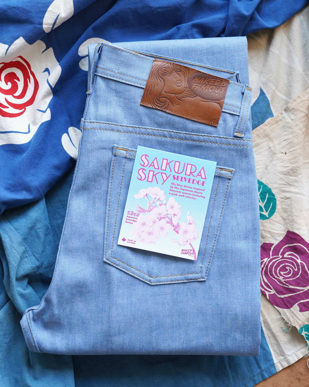 Sakura Sky Selvedge