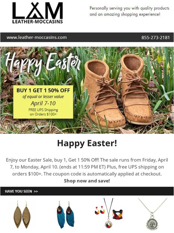 Unlock Easter Savings & Treat Yourself - Buy One Get One 50% Off!