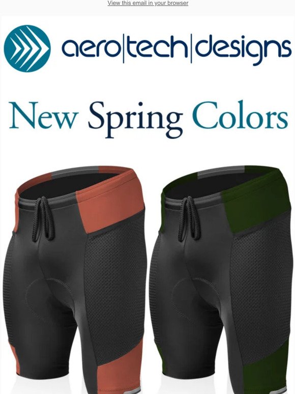 Aero Tech Designs Cyclewear: NEW! Gel Touring Impulse Shorts | Milled