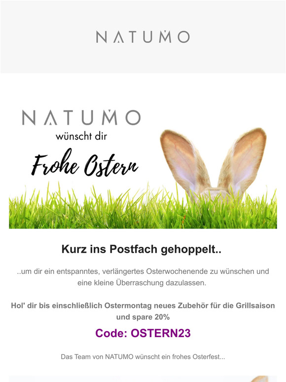 Oster-Angebot: Jetzt Grillsaison eröffnen und 20% sparen 🔥