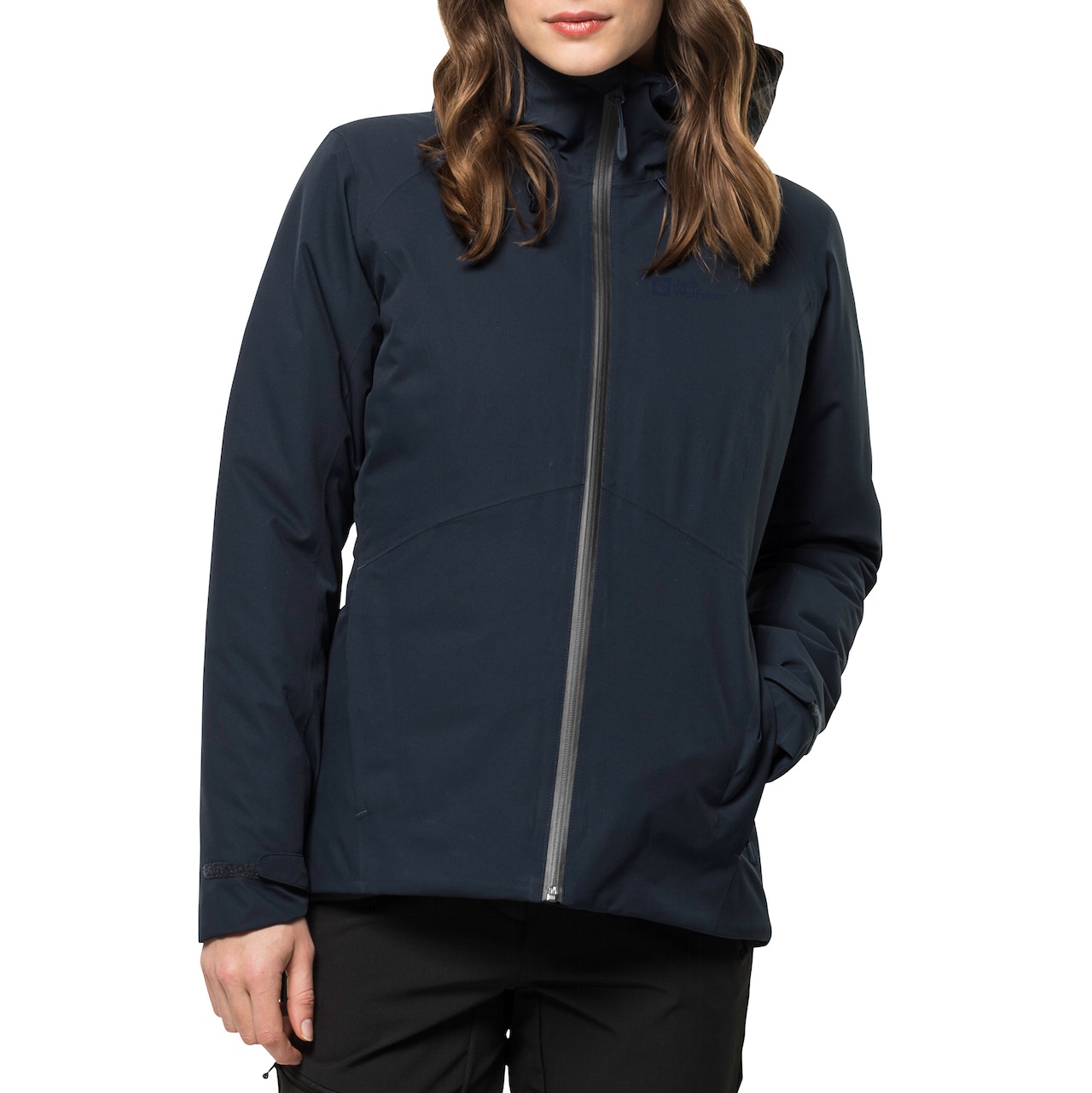 Jack Wolfskin Wisper Ins Womens Waterproof Jacket - Night Blue