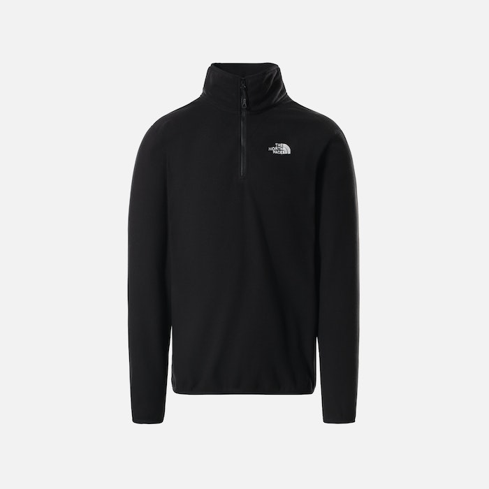 North Face 100 Glacier Quarter Zip Mens Fleece - TNF Black