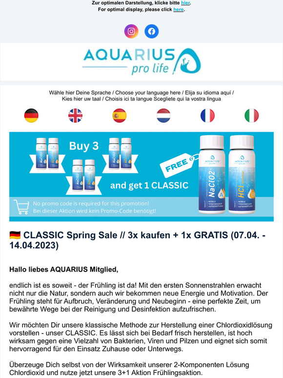 💙 Spring Sale - Buy 3 get 1 for FREE - Unser Klassiker