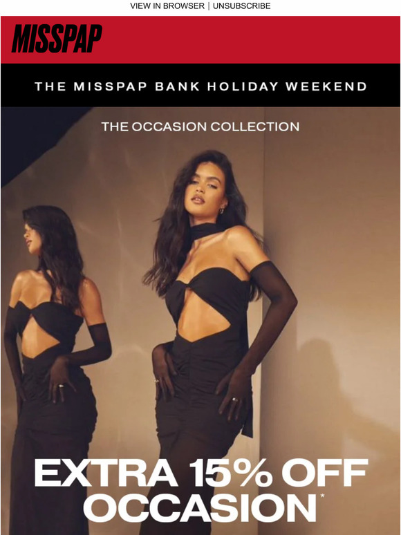 Just Landed: Extra 15% Off Occasion ❤️