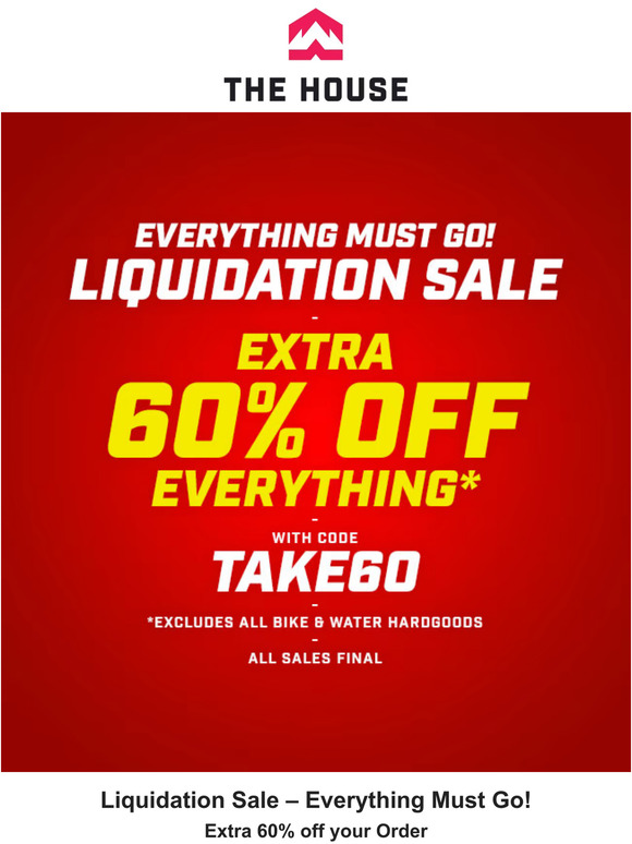 A Few Items Remaining... EXTRA 60% OFF SITE WIDE!