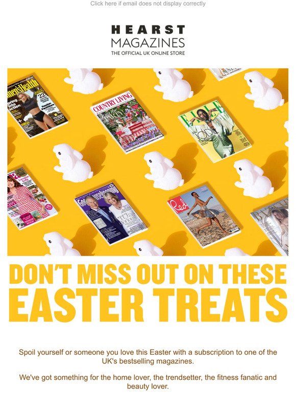 🐰 Spoil yourself with these Easter treats!