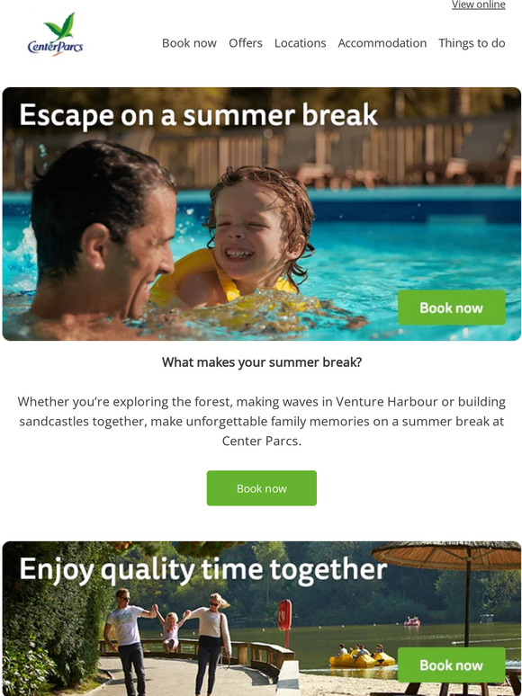 Center Parcs NL What makes your perfect summer break? 🌞 Milled