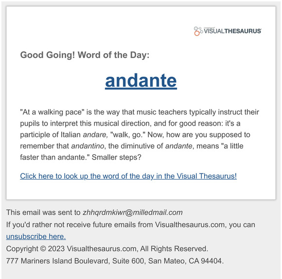 Visual Thesaurus Good Going! Word of the Day Milled