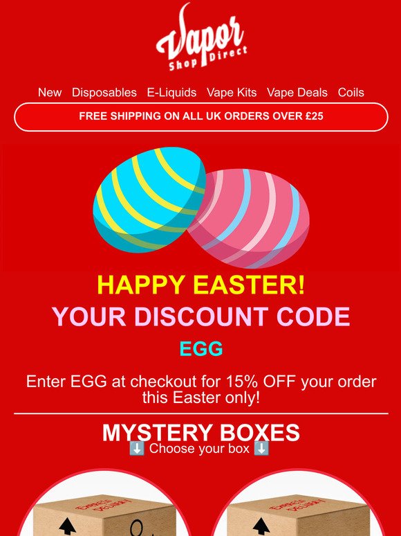 Happy Easter Weekend🐰 | Use Code 'EGG' for 15% OFF your orders!