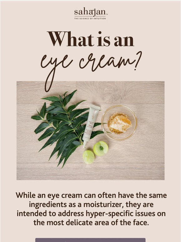 Do you really need an Eye Cream?