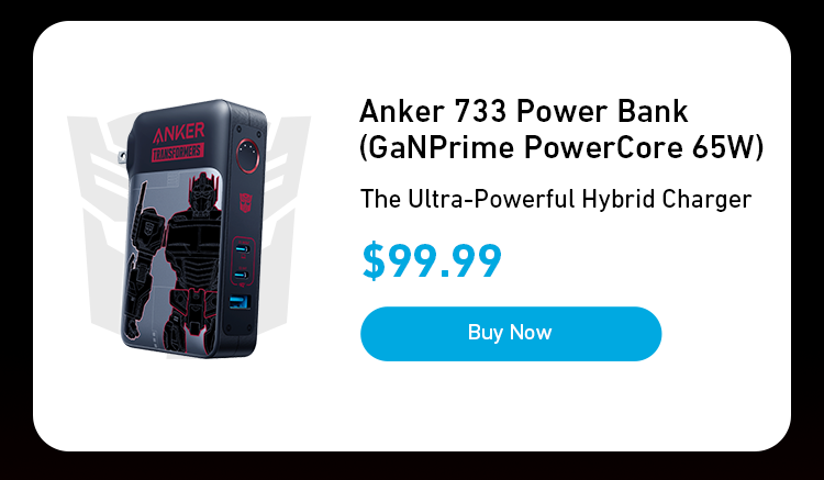 Anker 733 Power Bank (GaNPrime PowerCore 65W) - soundcore US