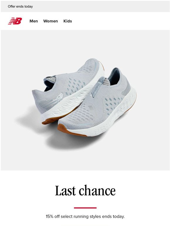 Claim your 15% off select running styles