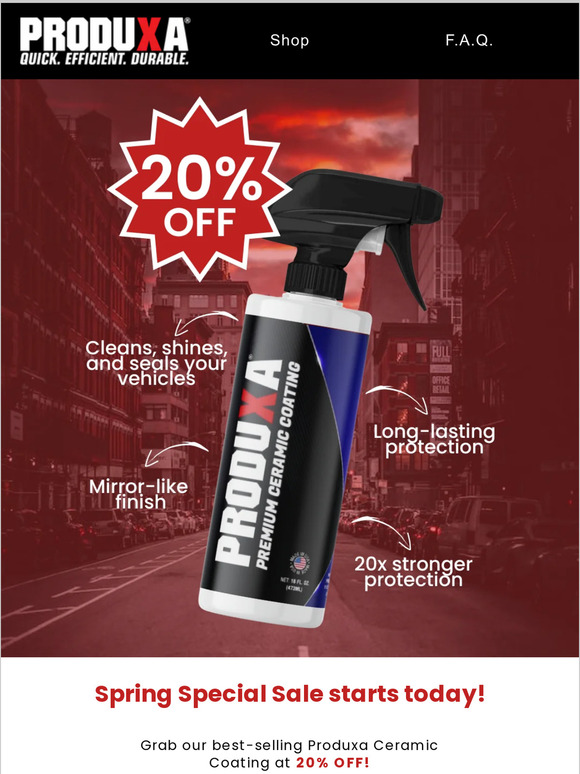 🚙 20% OFF ceramic coating!