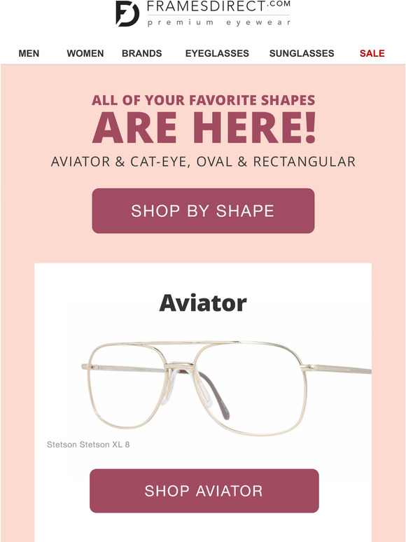 What’s Your Favorite Frame Shape? We’ve Got It!