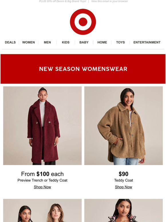 Target: 🍂 New Jackets, Coats & Knits Oh My! | Milled