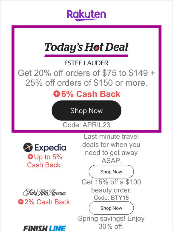 Beauty Bash starts NOW! $10 off $50 or $25 off $100 - Belk Email