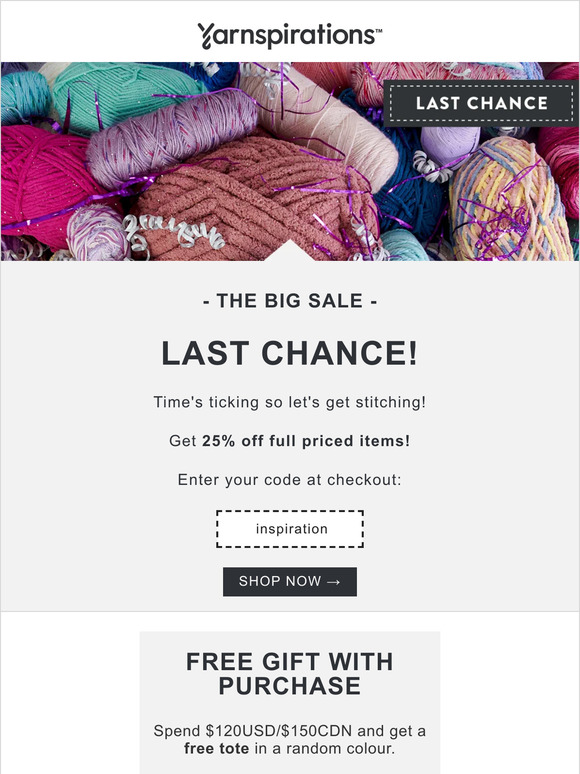 LAST CHANCE! 25% off ⏰