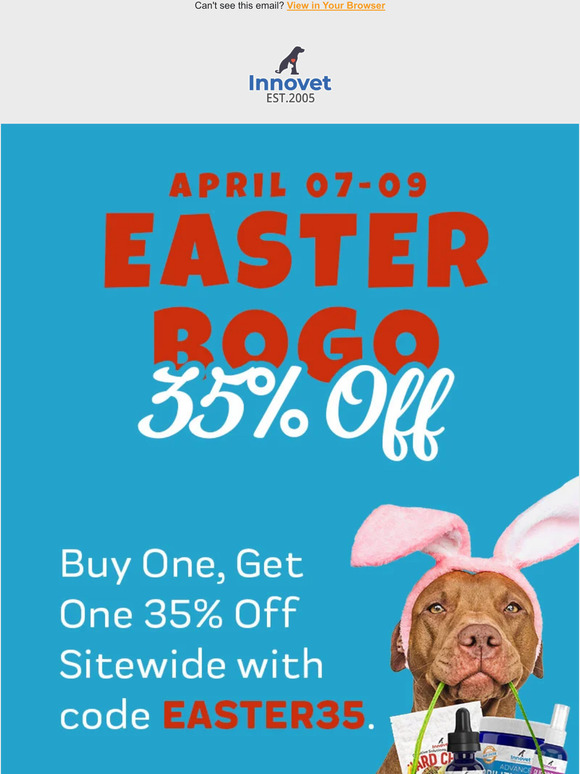Hop into Savings: BOGO 35% Off Sitewide Easter Sale!