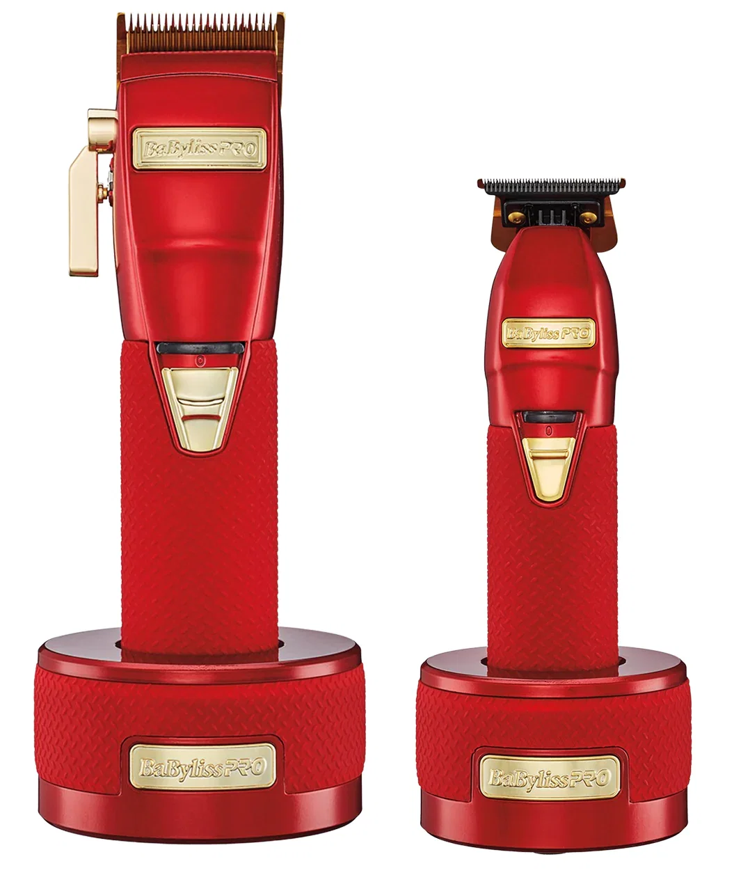 BaBylissPRO RedFX Boost+ LimitedFX Edition Clipper & Trimmer Set w/ Charging Base (FXHOLPKCTB-R)
