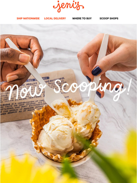 Jeni's Ice Creams Now scooping New spring flavors Milled