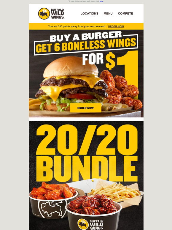 Draft Your Team With a Fantasy Feast - Buffalo Wild Wings