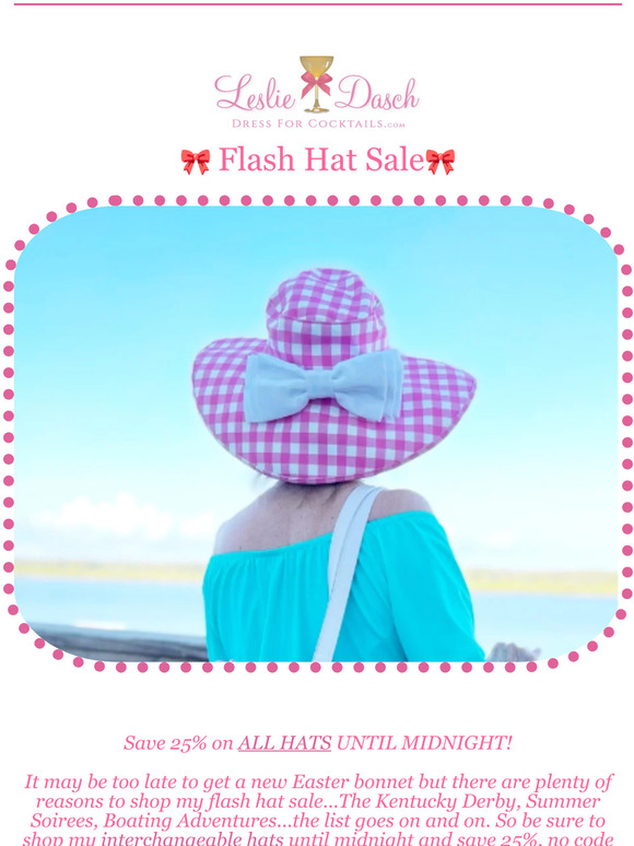 Save 25% on All Hats 👒