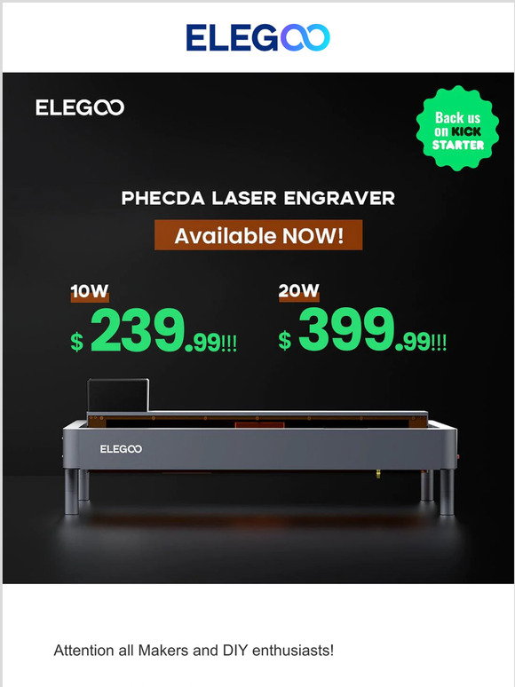 Elegoo Jupiter Kickstarter Campaign Launches September 11